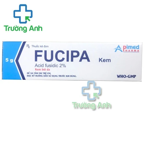 Fucipa Cream 5g - Thuốc điều trị viêm da nhiễm khuẩn hiệu quả của Apimed (10 hộp)