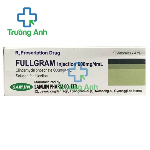 Fullgram Injection 600mg/4ml - Thuốc điều trị nhiễm khuẩn hiệu quả của Hàn Quốc