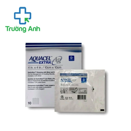 Gạc Aquacel Ag Extract 10×10 - Giúp làm lành vết thương nhan chóng