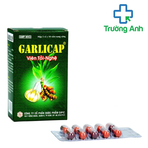 Garlicap viên tỏi nghệ - Hỗ trợ điều trị hạ mỡ máu hiệu quả