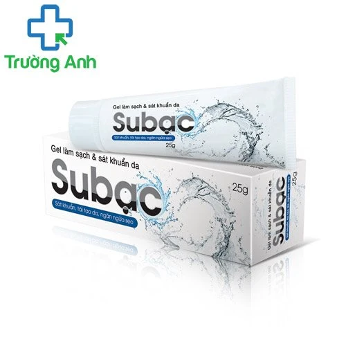 Gel làm sạch và sát khuẩn da Subạc 25g - Hỗ trợ làm sạch da và sát khuẩn da hiệu quả