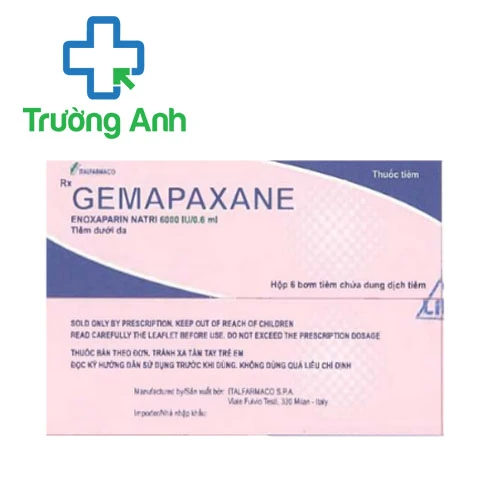 Gemapaxane 6000IU/0,6ml - Thuốc điều trị huyết khối tĩnh mạch