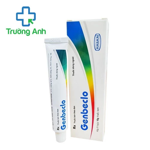 Genbeclo 10g Hasan - Thuốc dùng ngoài da điều trị viêm da hiệu quả