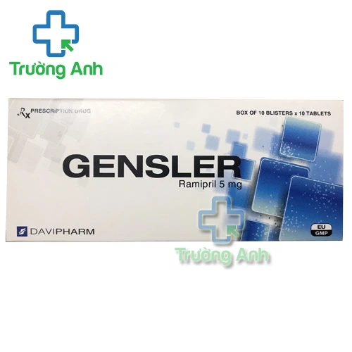 GENSLER - Thuốc điều trị tăng huyết áp, nhồi máu cơ tim hiệu quả của Davipharm