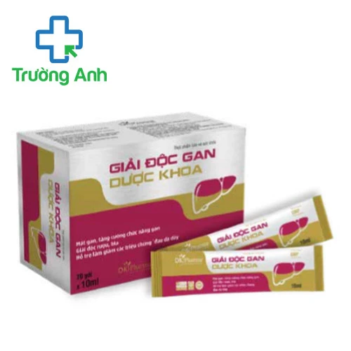 Giải độc gan Dược Khoa 10ml - Hỗ trợ tăng cường chức năng gan hiệu quả