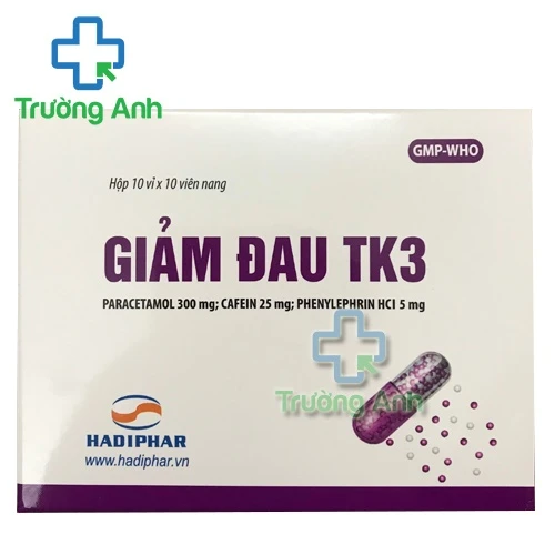 Giảm Đau TK3 - Thuốc giảm đau hiệu quả