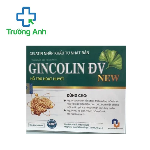 Gincolin ĐV New - Hỗ trợ hoạt huyết, tăng cường tuần hoàn não