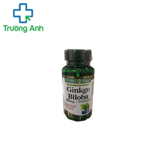 Ginkgo Biloba 60mg Nature's Bounty 60 viên - Giúp tăng cường sức khỏe não bộ hiệu quả