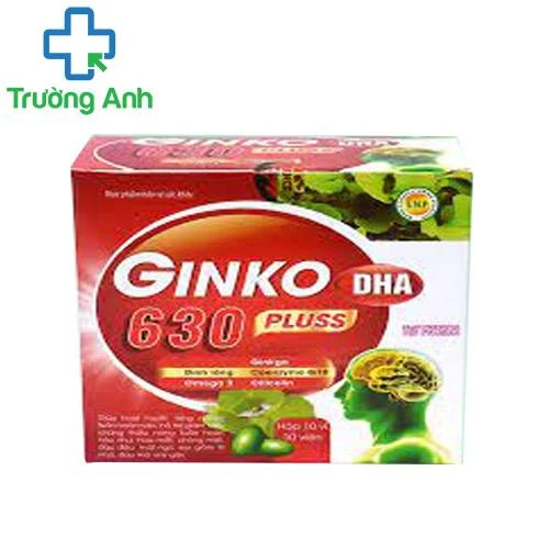 Ginko DHA 630 Pluss - Giúp tăng cường lưu thông máu não hiệu quả