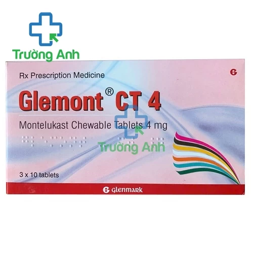 Glemont CT 4 - Thuốc dự phòng và điều trị hen phế quản hiệu quả của Glenmark