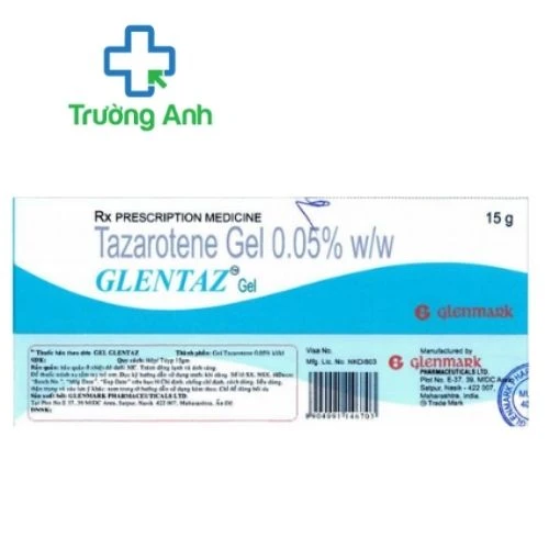 Glentaz 0,05% 15g - Thuốc điều trị bệnh da liễu của Ấn Độ