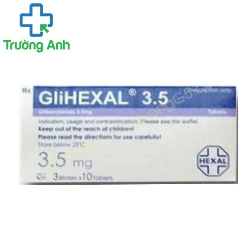 GliHexal Tab.3.5mg - Thuốc điều trị đái tháo đường hiệu quả