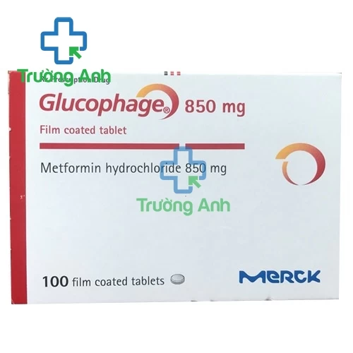 Glucophage Tab.850mg Box.30 - Thuốc điều trị bệnh đái tháo đường hiệu quả