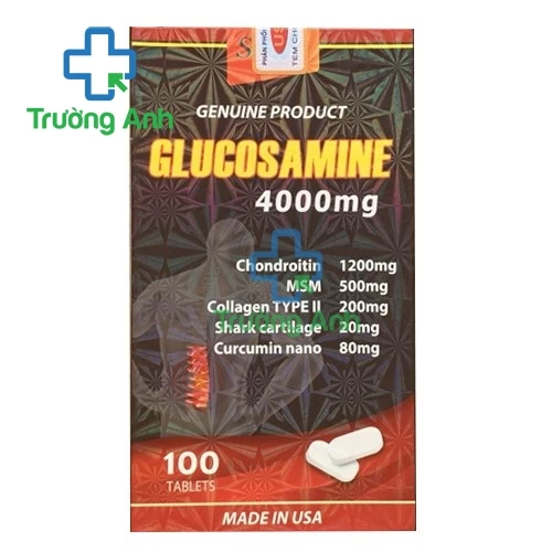 Glucosamine 4000mg Schiff - Điều trị các bệnh xương khớp hiệu quả của Mỹ