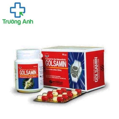 Golsamin 250mg (lọ 60 viên) - Thuốc điều trị viêm xương khớp hiệu quả