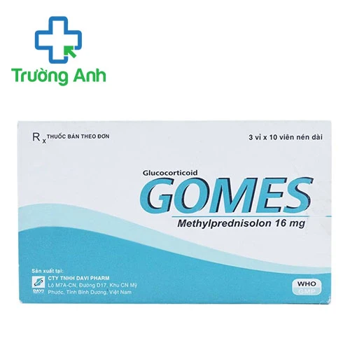 Gomes 16mg - Thuốc chống viêm hiệu quả của Davipharm