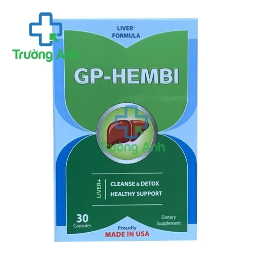 GP-Hembi - Giúp thải độc gan, hỗ trợ điều trị viêm gan hiệu quả