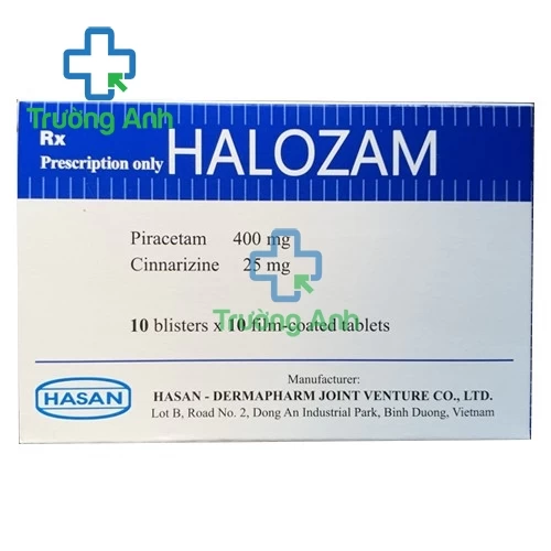 HALOZAM - Thuốc điều trị thiếu máu não cục bộ của Hasan