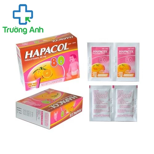 Hapacol 80 - Thuốc giảm đau hạ sốt cho trẻ hiệu quả của DHG