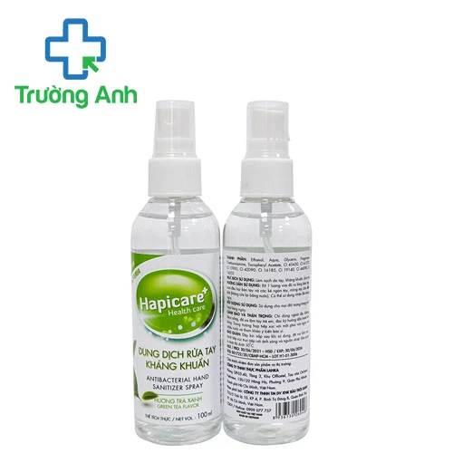 Hapicare 100ml - Dung dịch rửa tay giúp kháng khuẩn hiệu quả