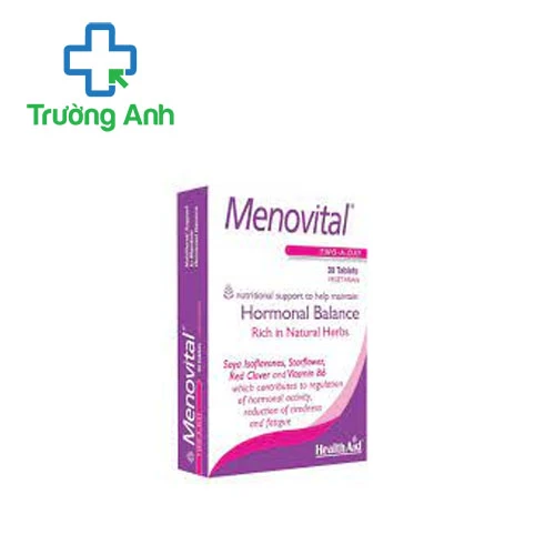 HealthAid Menovital (30 viên) - Hỗ trợ cân bằng nội tiết tố