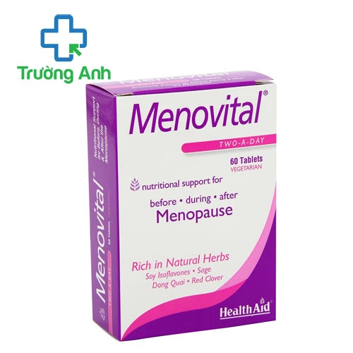 HealthAid Menovital (60 viên) - Viên uống cân bằng nội tiết tố hiệu quả