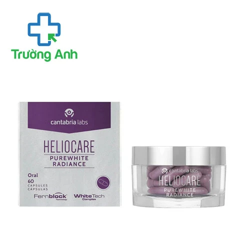 Heliocare Purewhite Radiance 60 Caps - Viên uống làm trắng da hiệu quả