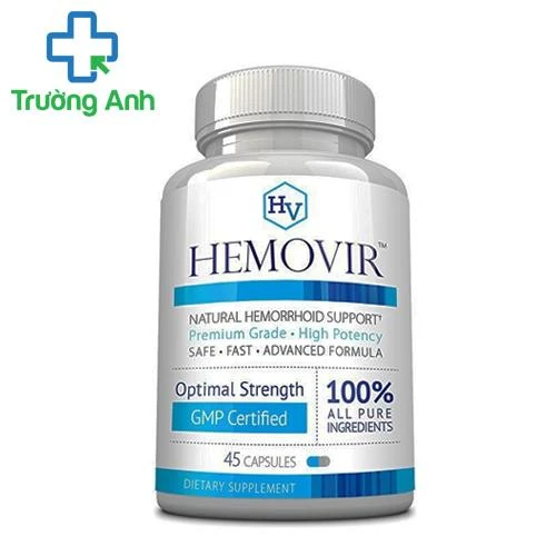 Hemovir - thuốc giảm nhanh triệu chứng bệnh trĩ hiệu quả của Mỹ