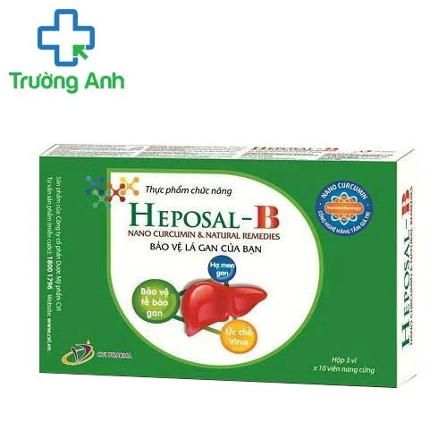 Heposal B - Giúp tăng cường chức năng gan hiệu quả