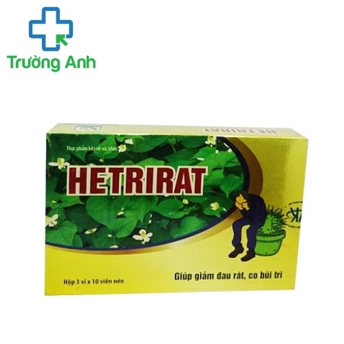 HETRIRA - Thuốc giúp phòng ngừa và hỗ trợ điều trị bệnh trĩ hiệu quả