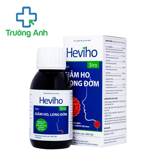 Heviho Siro 100ml Abipha - Hỗ trợ giảm ho, long đờm hiệu quả