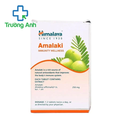 Himalaya Amalaki - Viên uống bổ sung vitamin C và chất xơ