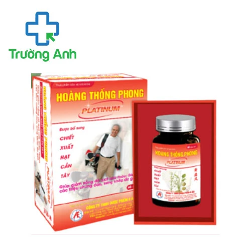 Hoàng thống phong Platinum (viên nén) - Hỗ trợ giảm nồng độ acid uric máu hiệu quả