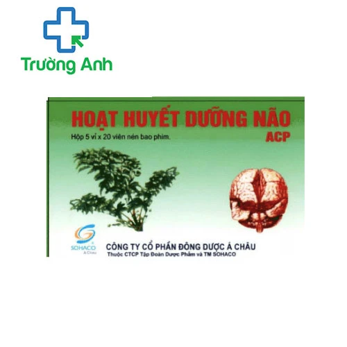 Hoạt huyết dưỡng não ACP - Hỗ trợ điều trị suy tuần hoàn não 