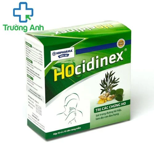 Hocidinex - Giúp điều trị các chứng ho hiệu quả 