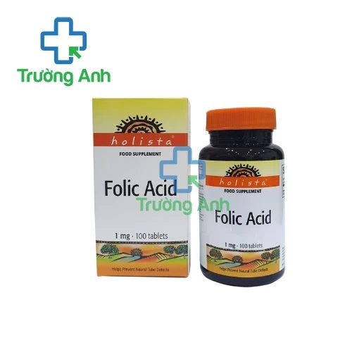 Holista Folic Acid - Viên uống ngăn ngừa thiếu máu hiệu quả 