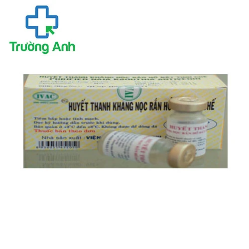 Huyết thanh kháng nọc rắn hổ đất tinh chế (SAV) của Viện Vắc Xin Và Sinh Phẩm Y Tế - IVAC