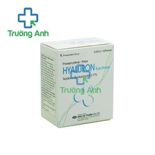 Hyaluron Eye Drops - Thuốc nhỏ mắt hỗ trợ điều trị tổn thương giác mạc, kết mạc