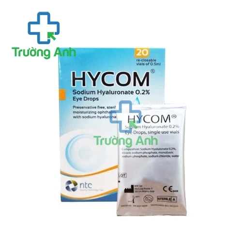 Hycom NTC - Giảm triệu chứng khô mắt mỏi mắt hiệu quả