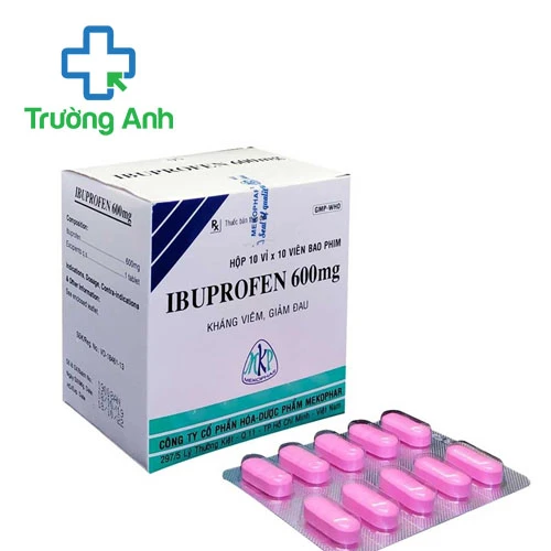 Ibuprofen 600mg Mekophar - Thuốc giảm đau kháng viêm hiệu quả