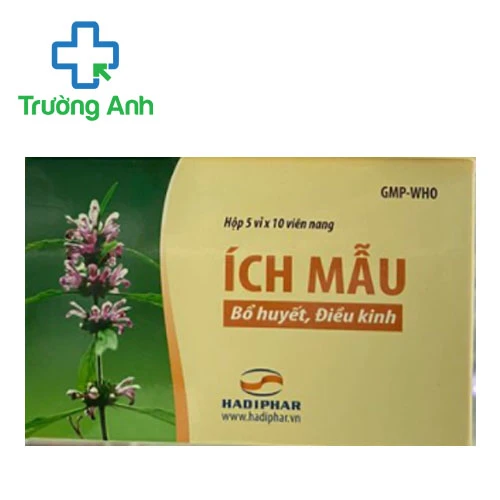 Ích mẫu Hadiphar (viên) - Giúp bổ huyết điều kinh hiệu quả