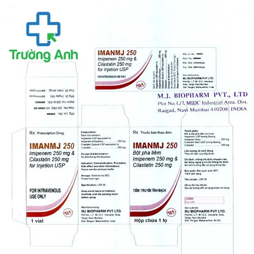 Imanmj 250mg - Thuốc điều trị nhiễm khuẩn hiệu quả