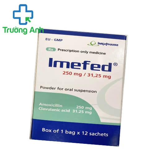 Imefed 250mg/31.25mg bột - Thuốc điều trị nhiễm khuẩn hiệu quả