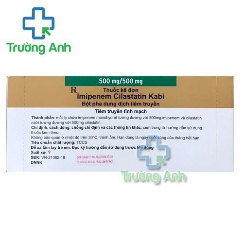 Imipenem Cilastatin Kabi 500mg/500mg - Thuốc điều trị nhiễm khuẩn hiệu quả