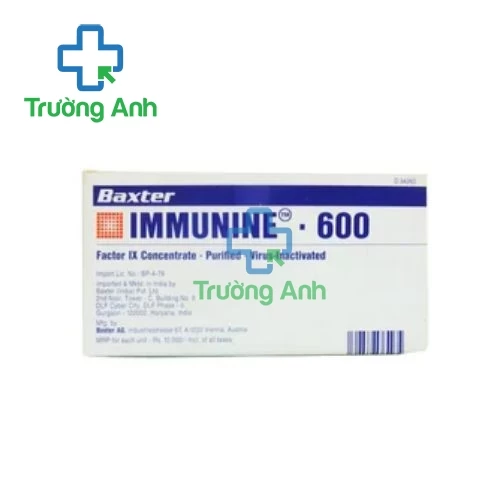 Immunine 600 - Hỗ trợ nâng cao sức đề kháng, giảm nguy cơ mắc bệnh của Baxter