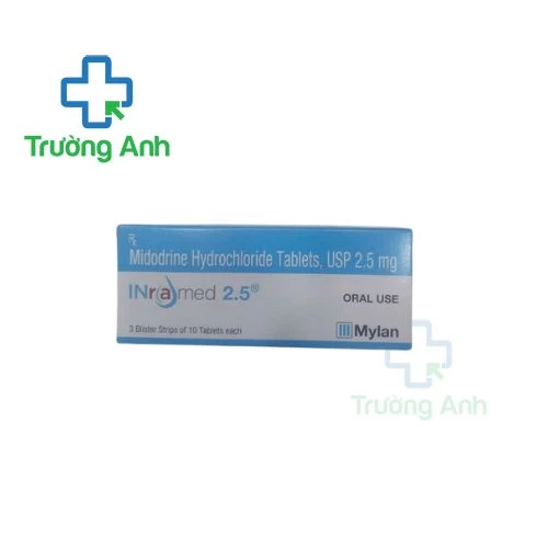 Inramed 2.5 Mylan - Thuốc điều trị huyết áp thấp