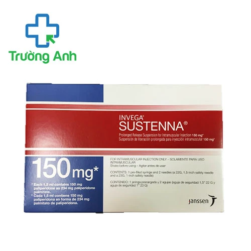 Invega Sustenna 150mg/1,5ml Janssen - Thuốc điều trị tâm thần phân liệt hiệu quả