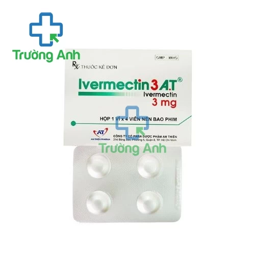 Ivermectin 3 A.T- Thuốc điều trị nhiễm trùng giun ký sinh hiệu quả