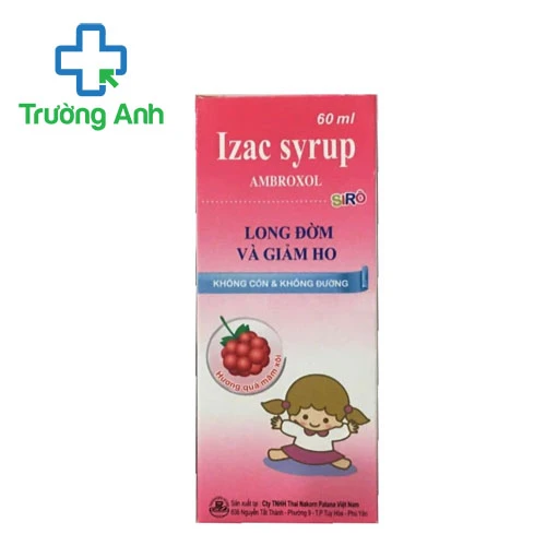 Izac Syrup Chai 60ml Nakorn Patana - Thuốc long đờm hiệu quả