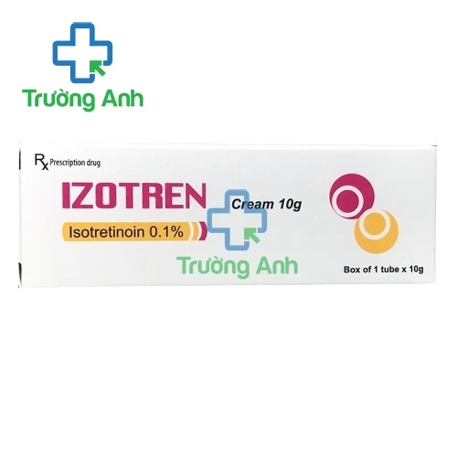 Izotren 0.1% cream - Thuốc điều trị mụn trứng cá hiệu quả